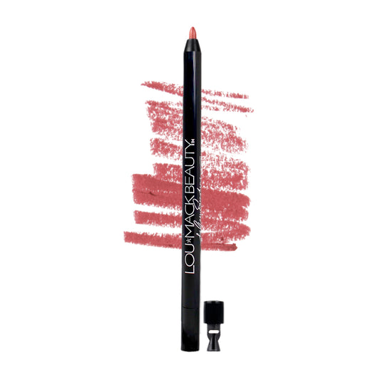 DEEP RED Retractable Gel Lip Liner w/sharpener